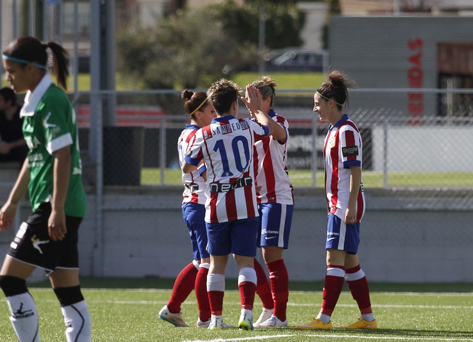 Temp. 2014-2015. Atlético de Madrid Féminas-Oviedo vuelta