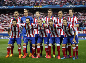 Temporada 14-15. Cuartos de final de la Champions League. Ida. Atlético de Madrid-Real Madrid. Nuestro once ante el Real Madrid.