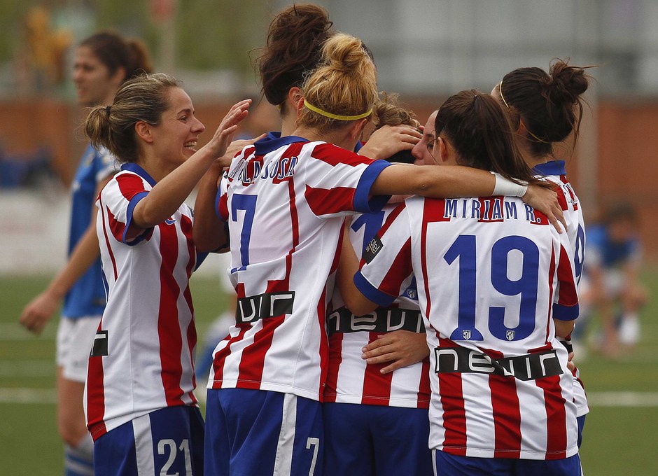 Temp. 2014-2015. Atlético de Madrid Féminas-Sant Gabriel vuelta