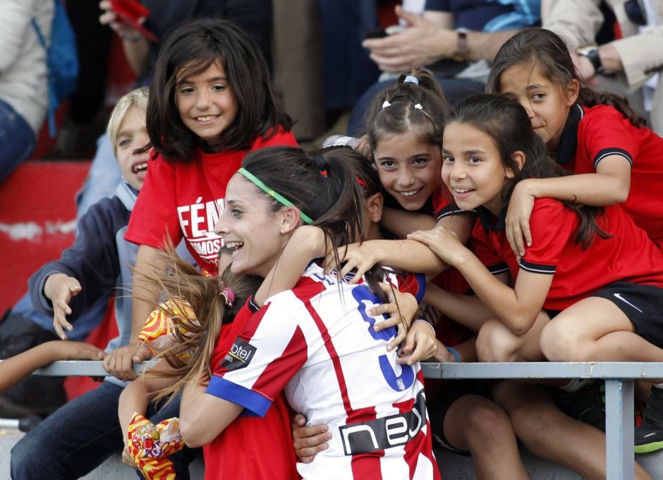Temp. 2014-2015. Atlético de Madrid Féminas-Fundación Cajasol vuelta
