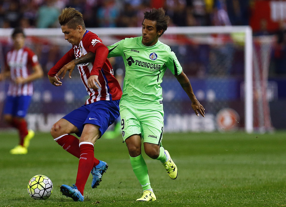 temp. 2015-2016 | Torres durante el partido ante el Getafe