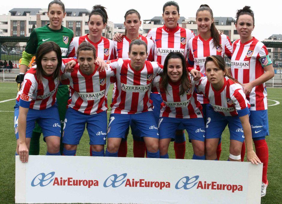 Temporada 2012-2013. Once titular del Féminas ante el UD Collerense