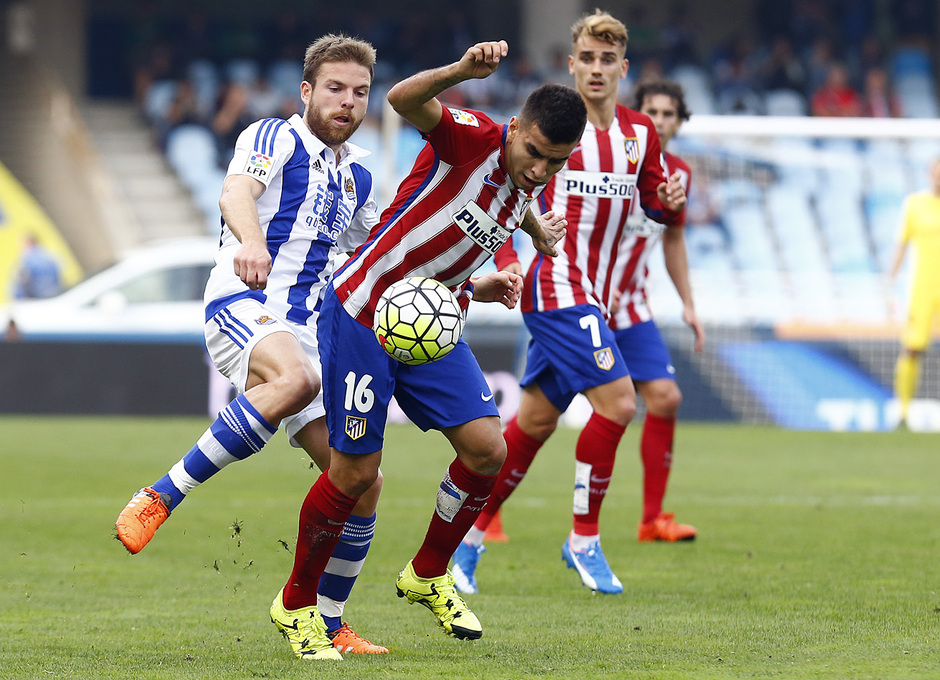 temp. 2015-2016 | Real Sociedad-Atlético de Madrid: Correa durante el partido
