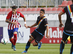 Temporada 2015-2016. Partido Atlético de Madrid 'B' contra el Rayo Vallecano 'C'.