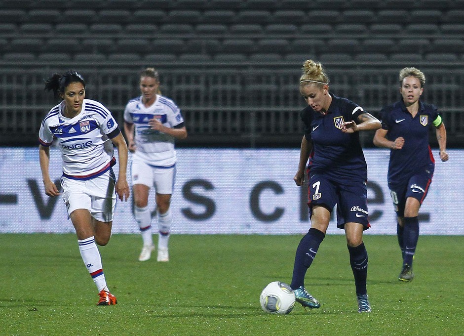 Olympique Lyonnais - Atlético de Madrid Féminas. Partido de vuelta de los octavos de final de la Women's Champions League. 