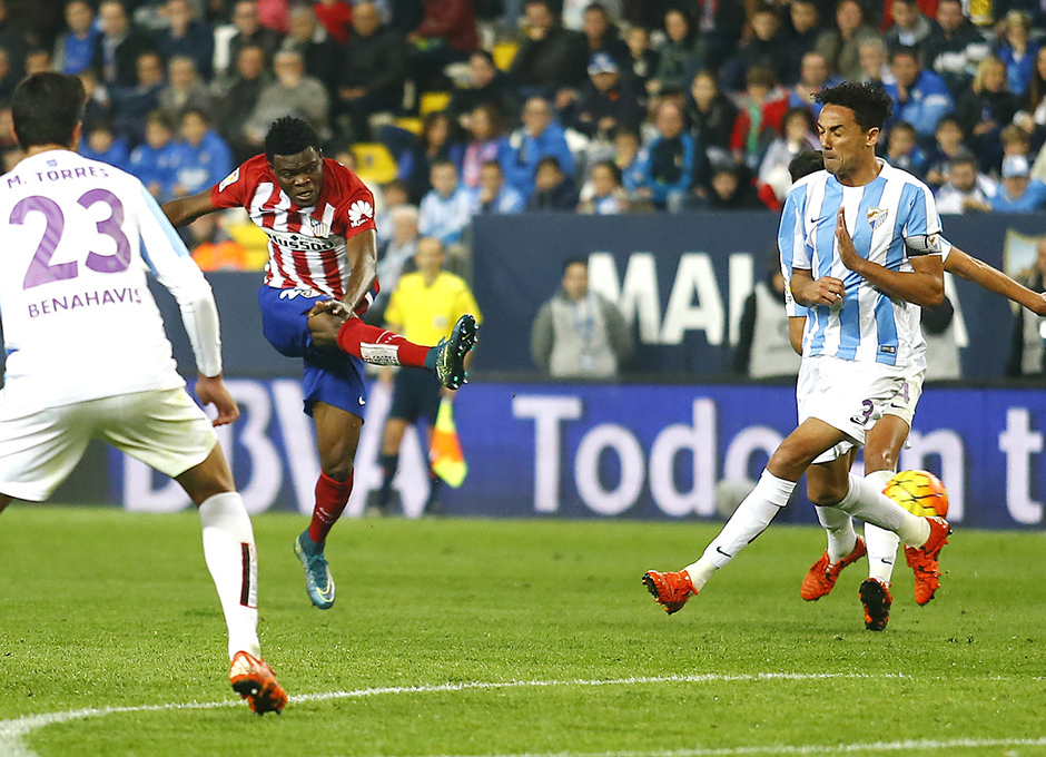 Málaga-Atlético de Madrid. 16ª jornada de la Liga.