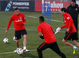 Temporada 2015-2016.Entrenamiento en la ciudad deportiva de Majadahonda 26-01-2016.