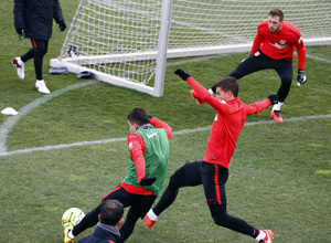 Temporada 2015-2016.Entrenamiento en la ciudad deportiva de Majadahonda 28-02-2016.