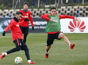Temporada 2015-2016.Entrenamiento en la ciudad deportiva de Majadahonda 28-02-2016.