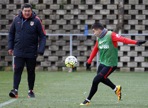 Temporada 2015-2016.Entrenamiento en la ciudad deportiva de Majadahonda 28-02-2016.