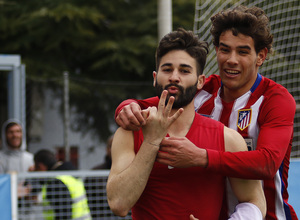 Temporada 2015-2016. Partido Atlético de Madrid 'B' contra el Unión Adarve.