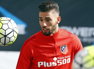 temporada 15/16. Entrenamiento en la ciudad deportiva de Majadahonda. Carrasco durante el entrenamiento