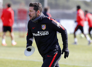 Temporada 15/16. Entrenamiento en la ciudad deportiva de Majadahonda 05-03-2016. Simeone