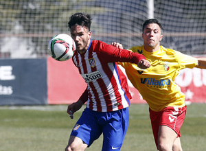 Atlético de Madrid B-Collado Villalba. Partido de Tercera División.