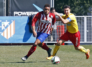 Atlético de Madrid B-Collado Villalba. Partido de Tercera División.