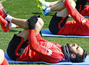 Temp. 15/16 | Entrenamiento en la Ciudad Deportiva Wanda Atlético de Madrid 23/3/2016 | Jesús Gámez