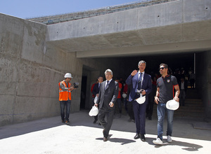 Temporada 2015-2016 . Vista de la primera plantilla al Nuevo Estadio. 