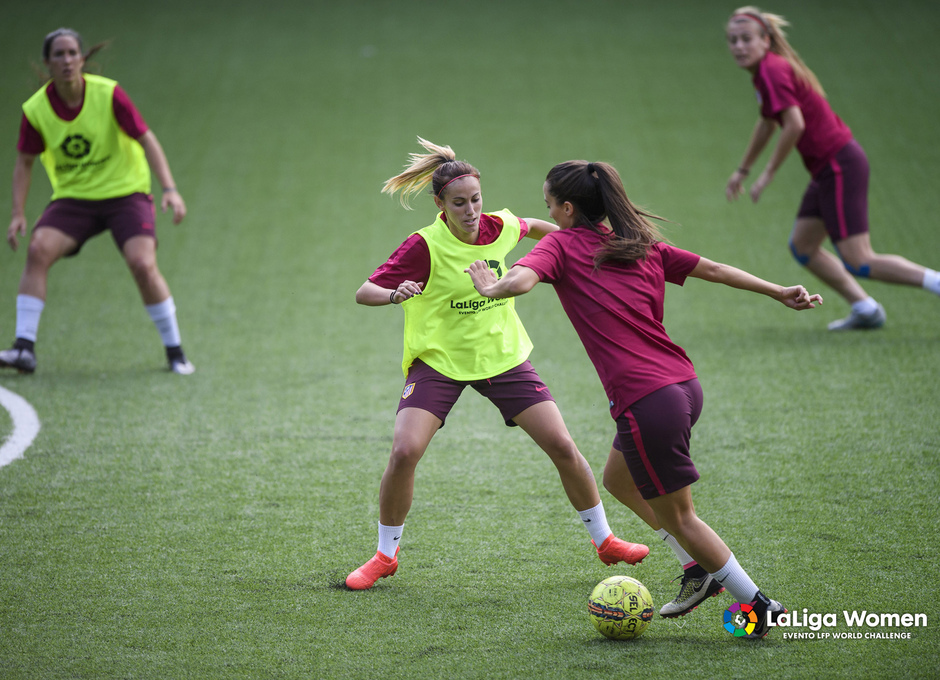 El Atlético de Madrid Femenino se encuentra en Suecia para disputar dos amistosos, el primero frente al Linköping