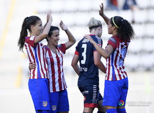 El Atlético de Madrid Femenino goleó en su primer partido en Suecia frente al Linköpings