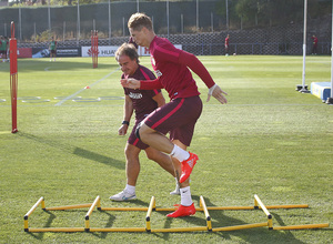 Temporada 16/17. 31/08/2016. Entrenamiento en la Ciudad Deportiva Wanda. Torres (Alberto)