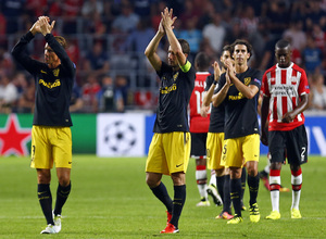 Temp. 16/17 | PSV - Atlético de Madrid | Celebración