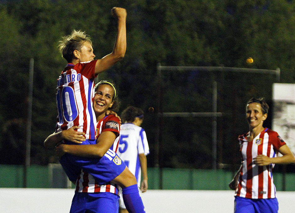 Temporada 2016-2017. Atlético de Madrid Femenino vs Sporting de Huelva. 08-10-2016. Amanda Sampedro. 