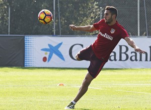 Temporada 2016-2017. Entrenamiento en la ciudad deportiva Wanda Atlético de Madrid 28_10_2016. Koke. 