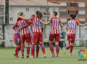 Liga Iberdrola | Oiartzun - Atlético de Madrid Femenino | Celebración