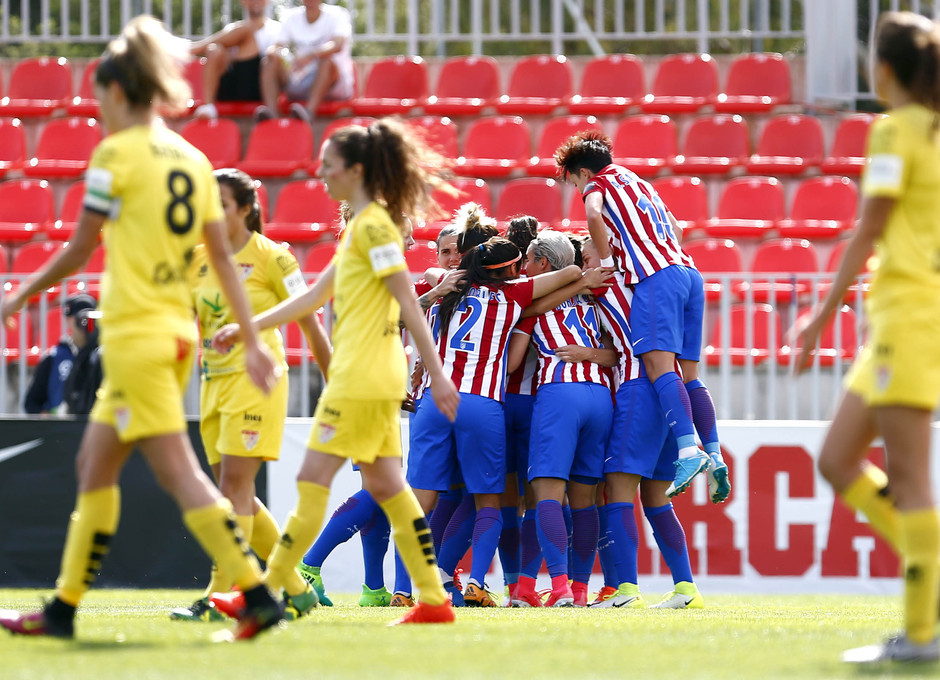 Temporada 2016-2017. Partido entre el Atlético de Madrid Femenino contra Santa Teresa. 22_04_2017.