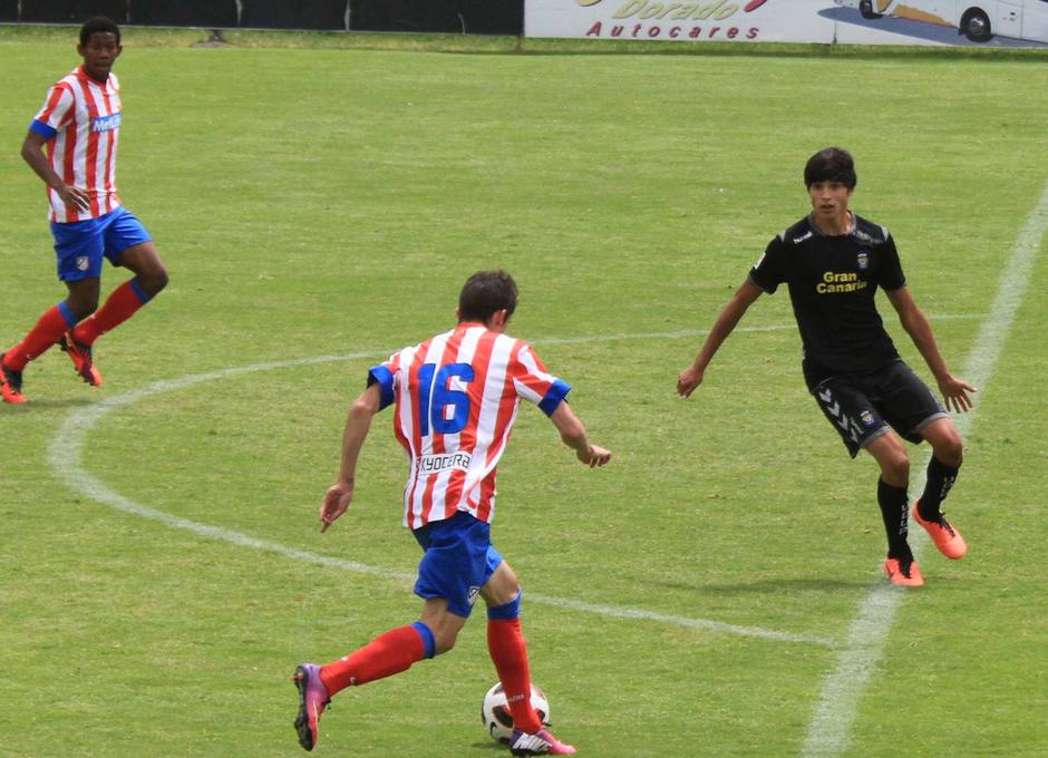 Rubén, en un contragolpe,  marcó el gol que significaba el 2-0 ante Las Palmas