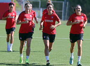 Temp. 17-18 | Atlético de Madrid Femenino entrenamiento internacionales