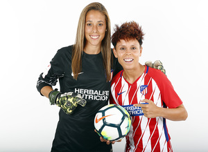 Temp. 17-18 | Sesión de fotos Atlético de Madrid Femenino. Amanda y Lola