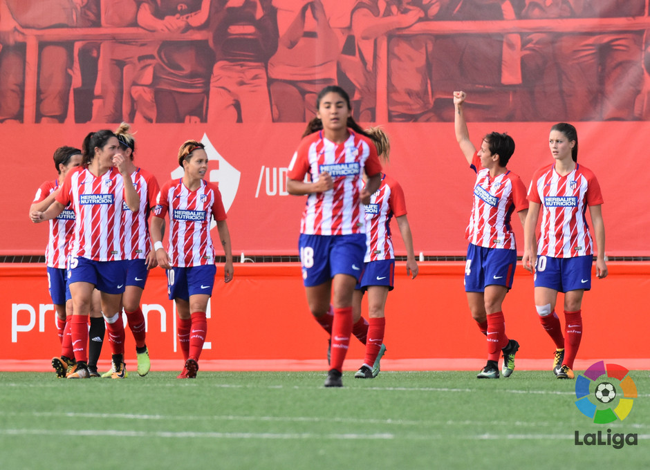 temp. 17-18. Madrid CFF - Atlético de Madrid Femenino | Celebración
