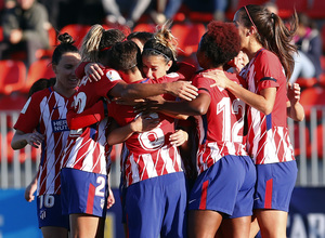 Temp. 17/18 | 	Atlético de Madrid Femenino - Sevilla FC | Celebración
