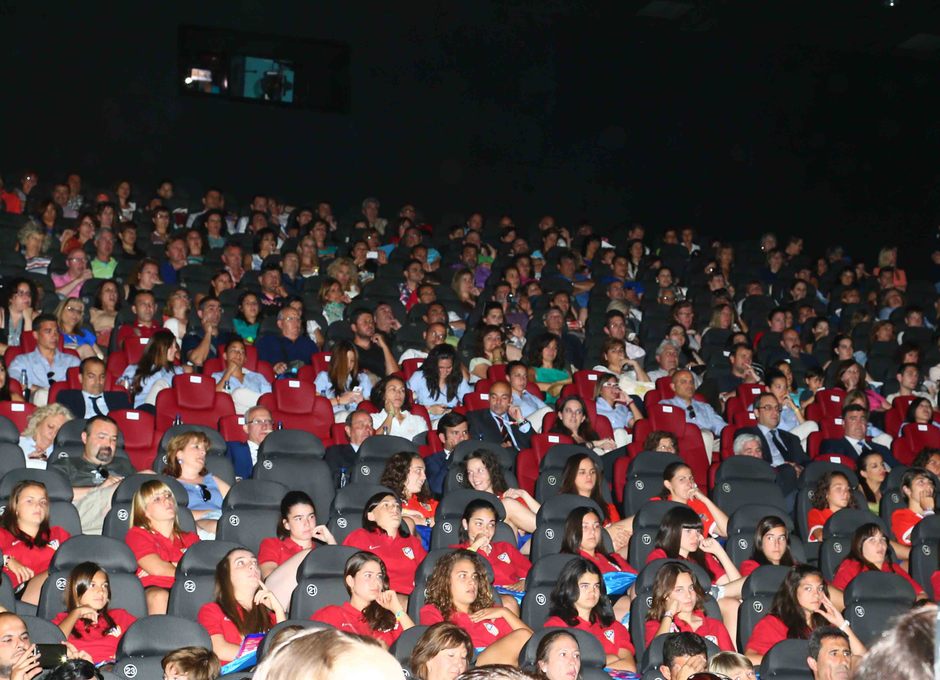 Temporada 2012-2013. La sala de cine de Cinesa fue el lugar elegido para la Gala