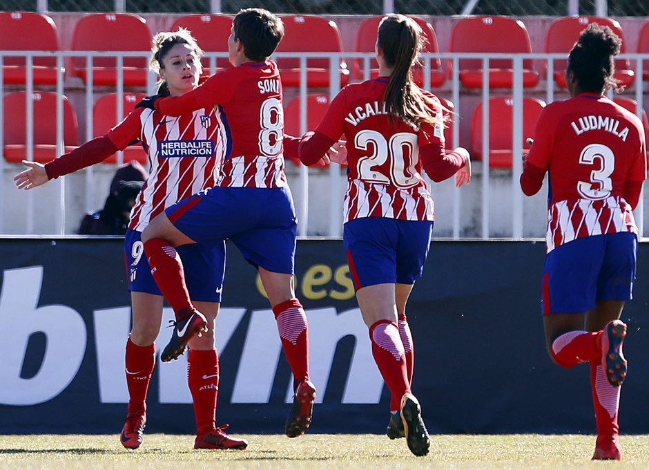 Temporada 17-18. Partido Atlético de Madrid femenino- Santa Teresa. Esther.
