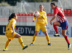 Temporada 17-18. Partido Atlético de Madrid femenino- Santa Teresa. Meseguer.