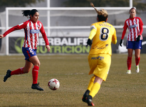 Temporada 17-18. Partido Atlético de Madrid femenino- Santa Teresa. Kenti.
