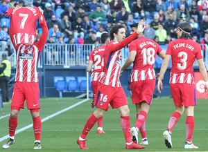 Temp. 17-18 | Málaga - Atlético de Madrid | Celebración