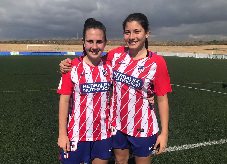 Femenino jornada 21 | 24-02-18 | Sporting de Huelva | Itziar y Ana Marcos