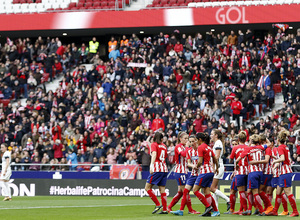 Temporada 17/18 | Estreno del femenino en el Wanda Metropolitano | 17/03/2018 | Atleti - Madrid CFF | Marta Corredera gol