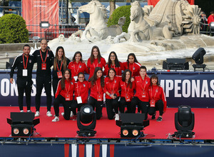 Temp 17/18 | Atlético de Madrid y Atlético de Madrid Femenino | 18-05-18 | Academia | Femenino Juvenil B