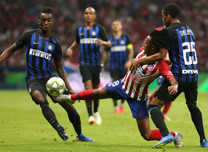 temporada 18/19. Partido Atlético de Madrid Inter de Milán. Internacional Champions Cup. Gelson durante el partido