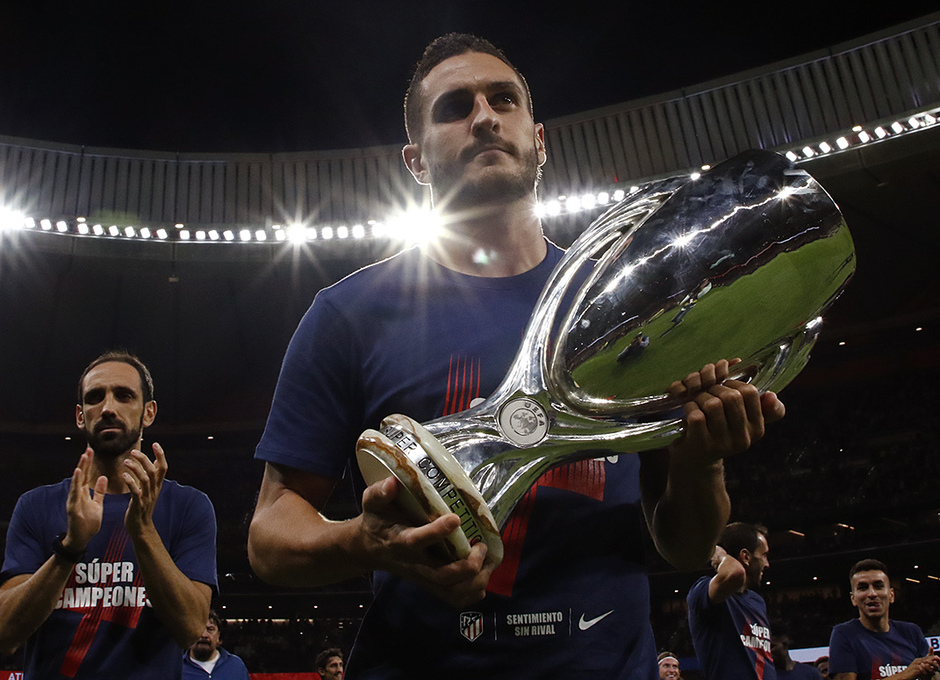 Temporada 2018-2019 | Celebración Supercopa de Europa | Koke