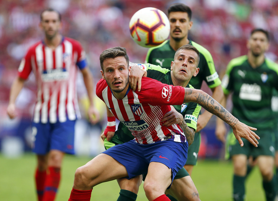 Temporada 2018/2019. Atlético de Madrid vs SD Eibar. Saúl.