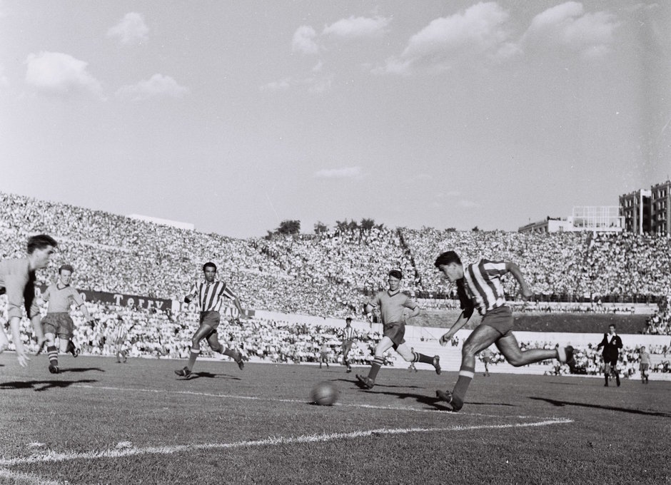 Año 1958 | Atlético de Madrid - Drumcondra FC | Primer partido europeo del club