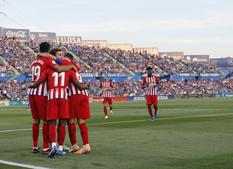 Temporada 2018-2019 | Getafe - Atlético de Madrid | Celebración del segundo gol de Lemar