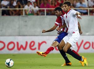 Temporada 13/14 Sevilla-Atlético de Madrid Diego Costa marcando el segundo gol