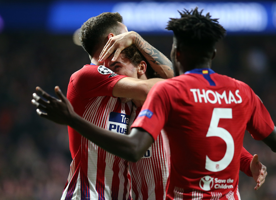 Temporada 2018-2019 | Atlético de Madrid - Dortmund | Celebración gol Griezmann
