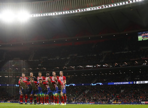 Temporada 18/19. Atlético de Madrid vs Borussia. Once